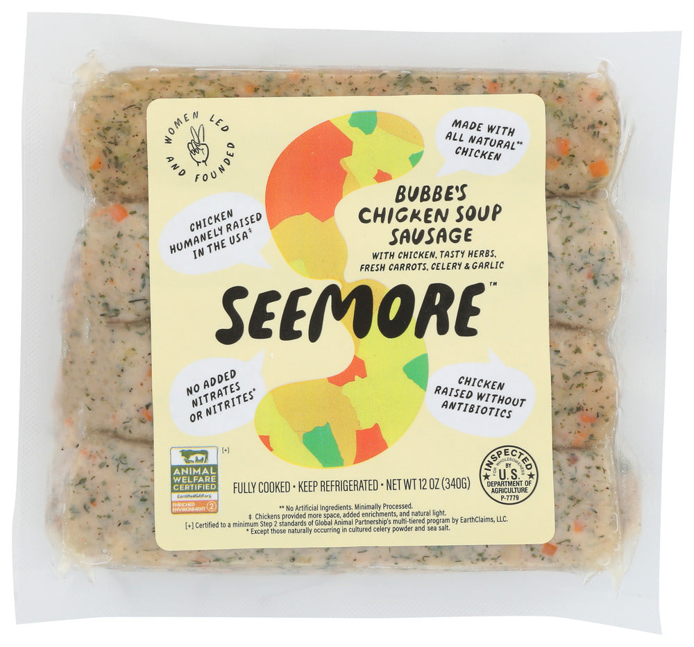 SEEMORE: Bubbes Chicken Soup Sausage, 12 oz