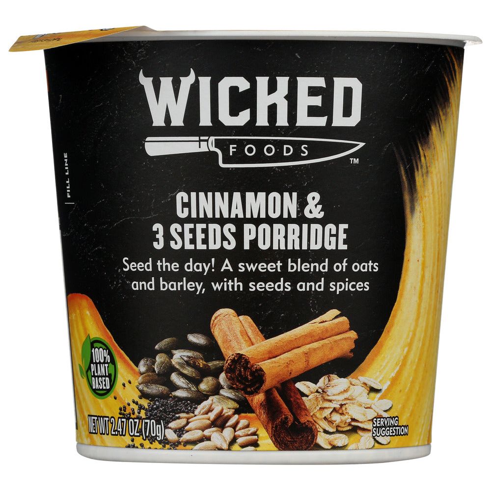 WICKED KITCHEN: Cinnamon 3 Seeds Porridge, 2.47 oz