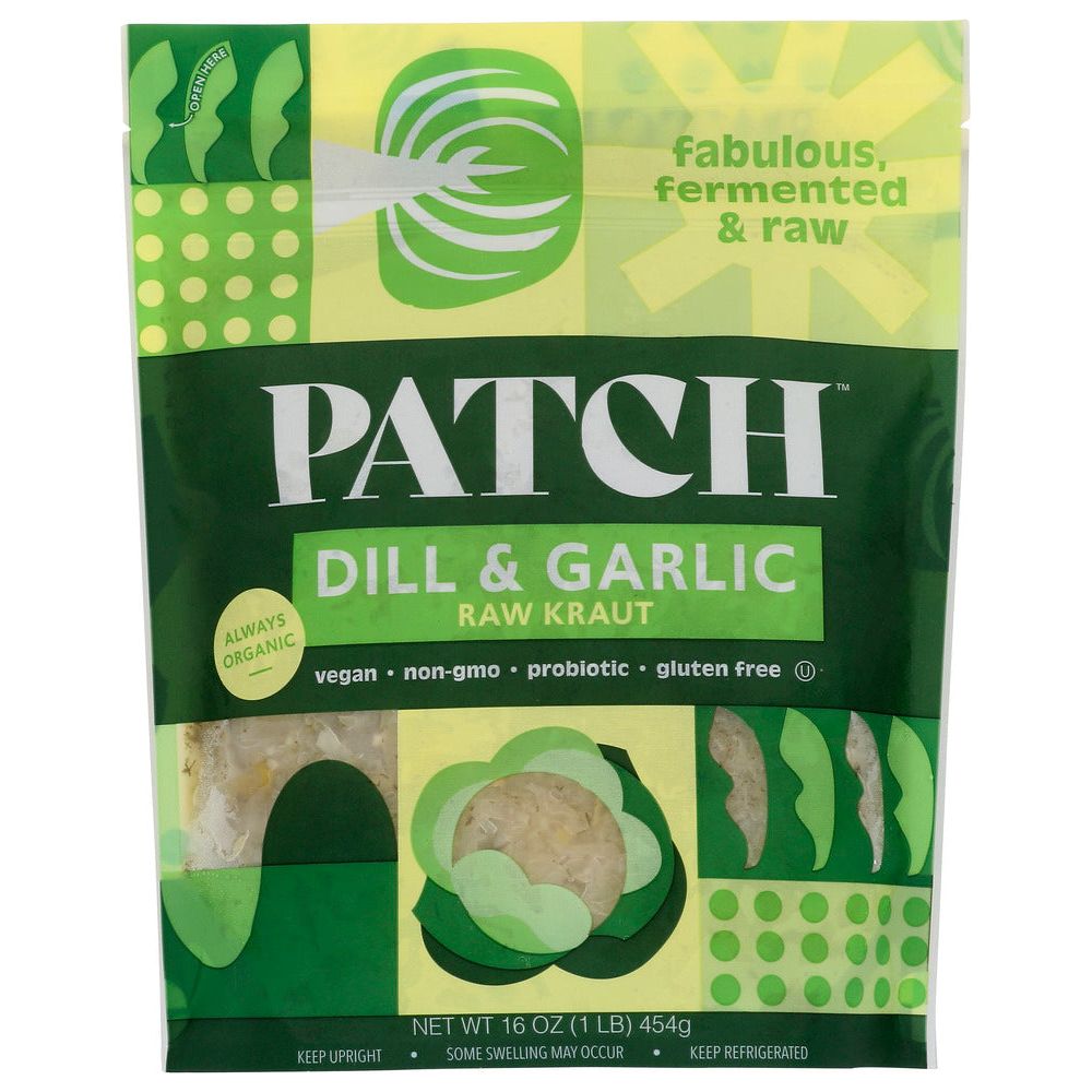 PATCH: Dill & Garlic Raw Kraut, 16 oz