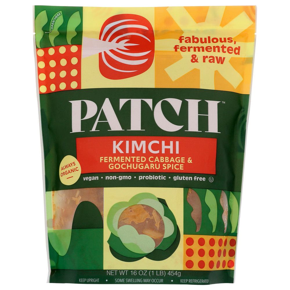 PATCH: Kimchi Fermented Cabbage & Gochugaru Spice, 16 oz