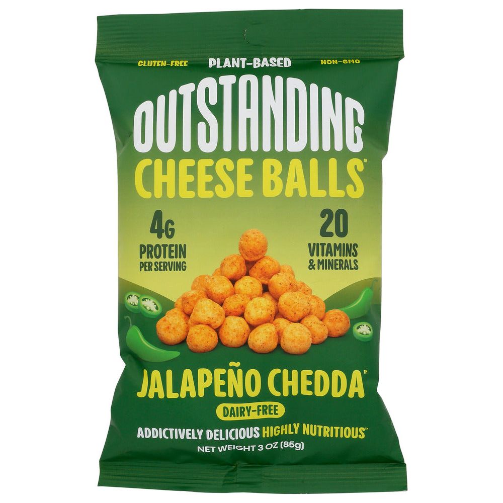 OUTSTANDING: Jalapeno Chedda Cheese Balls, 3 oz