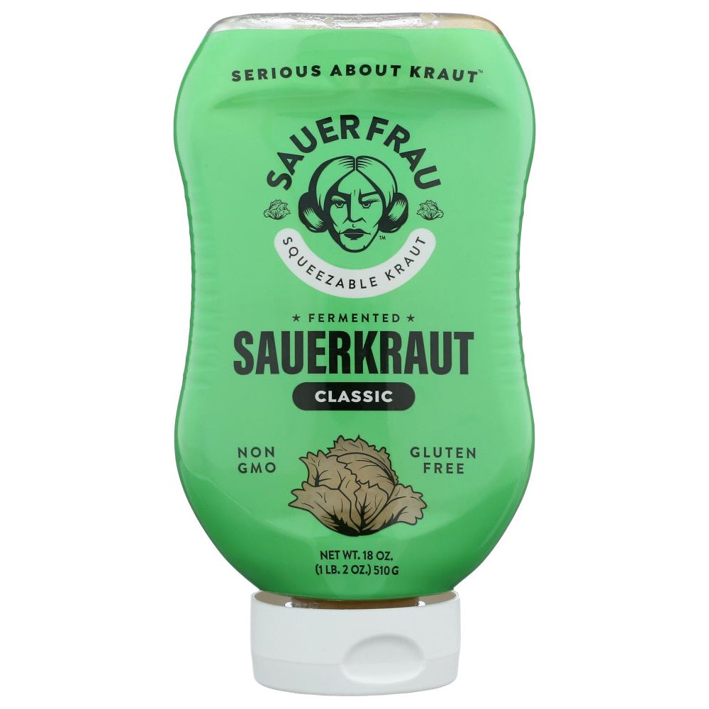 SAUER FRAU: Sauerkraut Classic Sqz, 18 oz