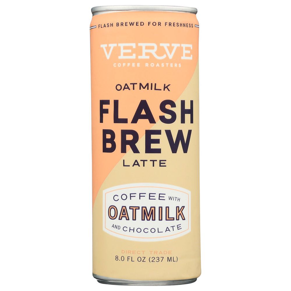 VERVE COFFEE ROASTERS: Flash Brew Oatmilk Latte Chocolate, 8 fo