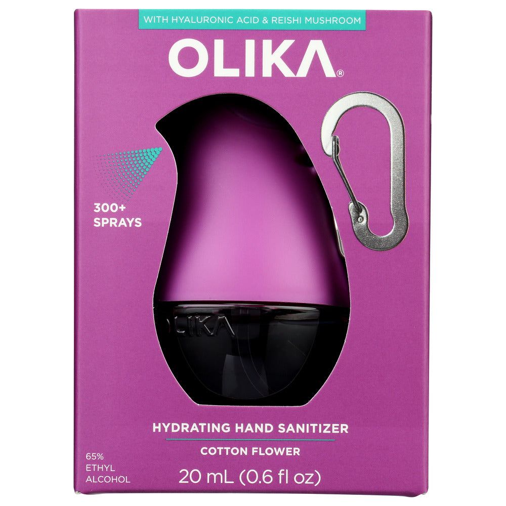 OLIKA: Sanitizer Clip Cttn Flowe, 0.6 FO