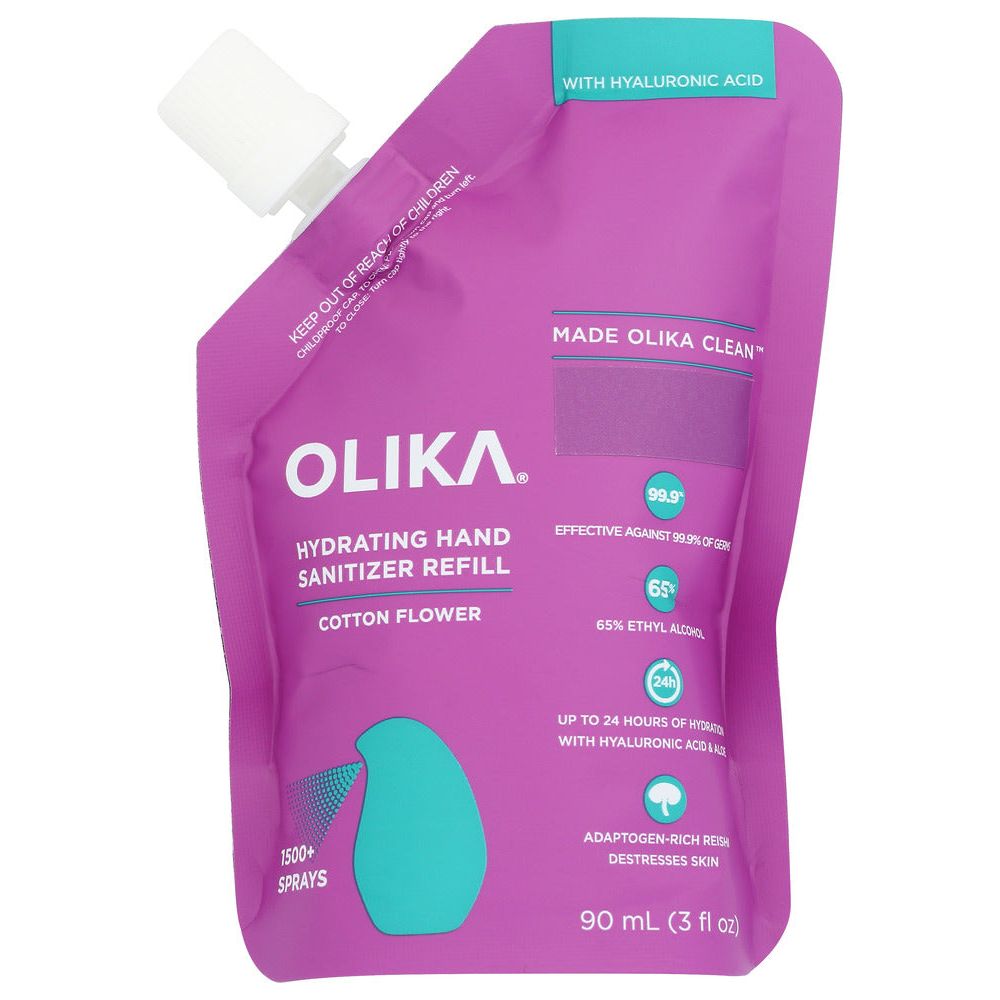 OLIKA: Sanitizer Refil Cttn Flwr, 3 FO