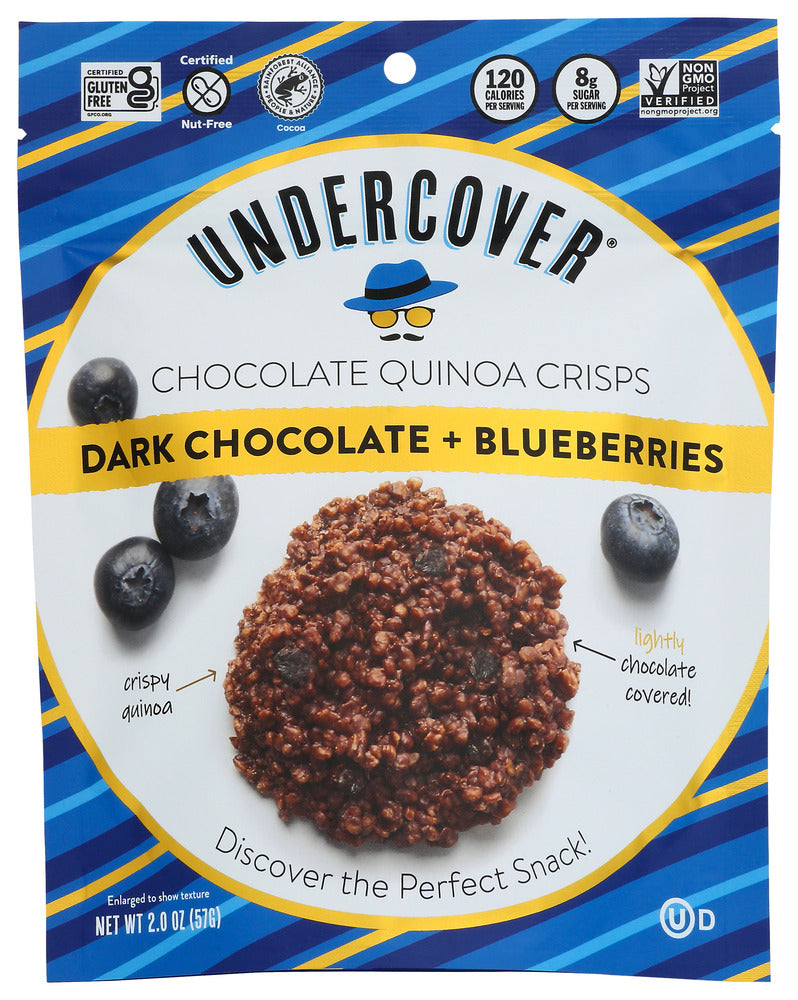 UNDERCOVER QUINOA: Bites Quinoa Drk Chc Blbr, 2 oz