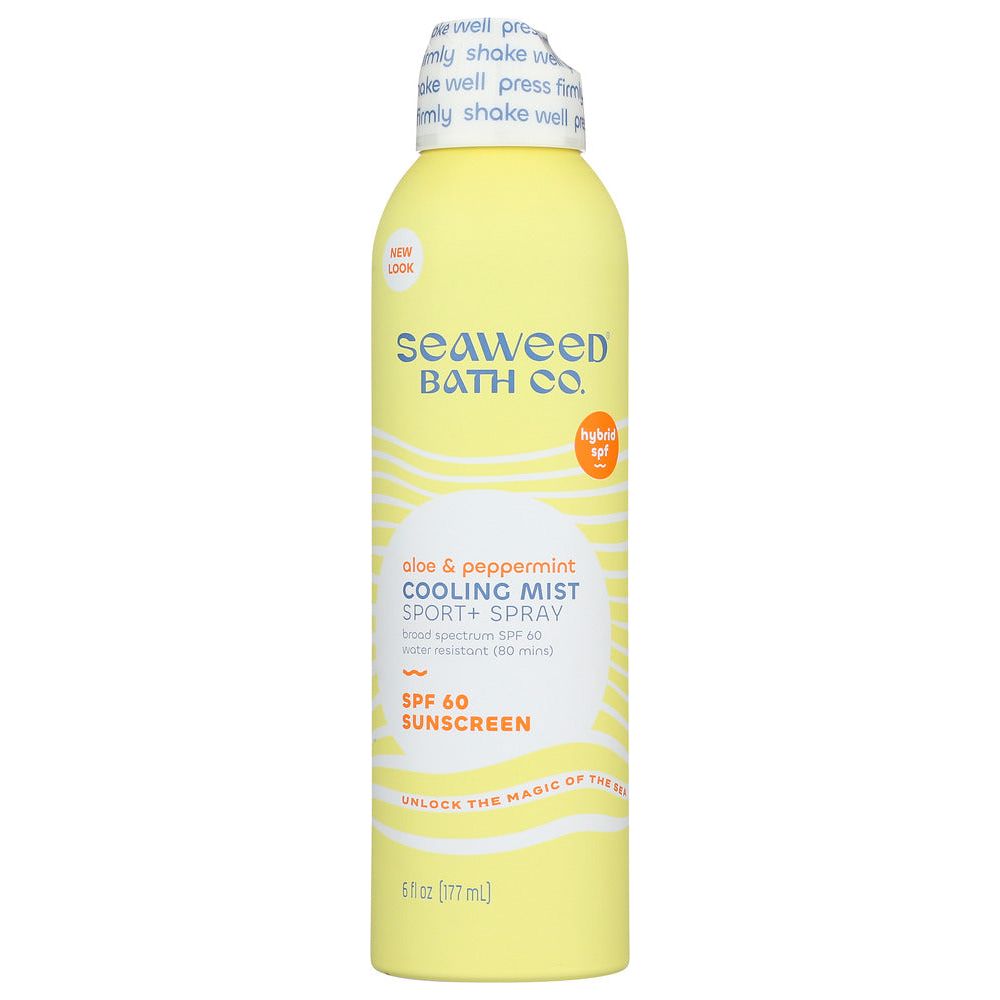 SEAWEED BATH COMPANY: Cooling Mist SPF 60 Sport, 6 fo