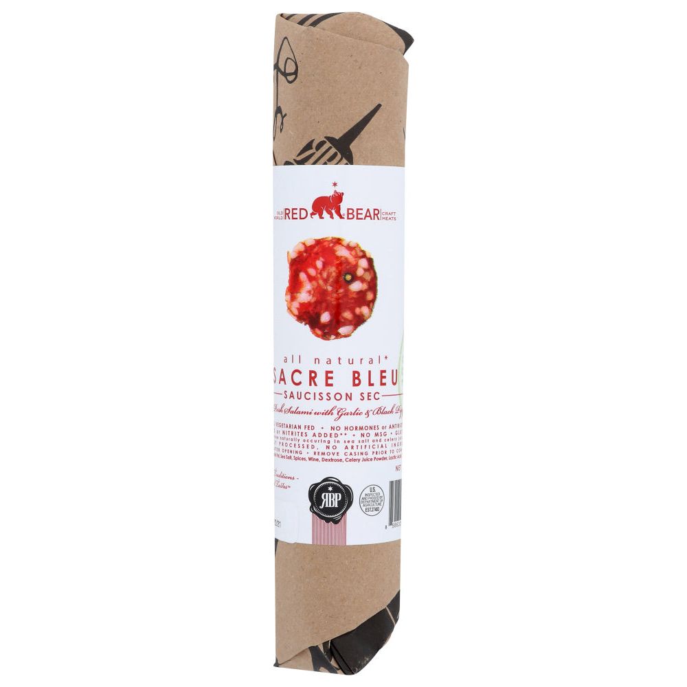 RED BEAR PROVISIONS: Salami Sacre Bleu, 6 oz