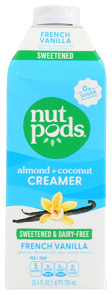 NUTPODS: Almond Coconut Creamer French Vanilla , 25.4 fo
