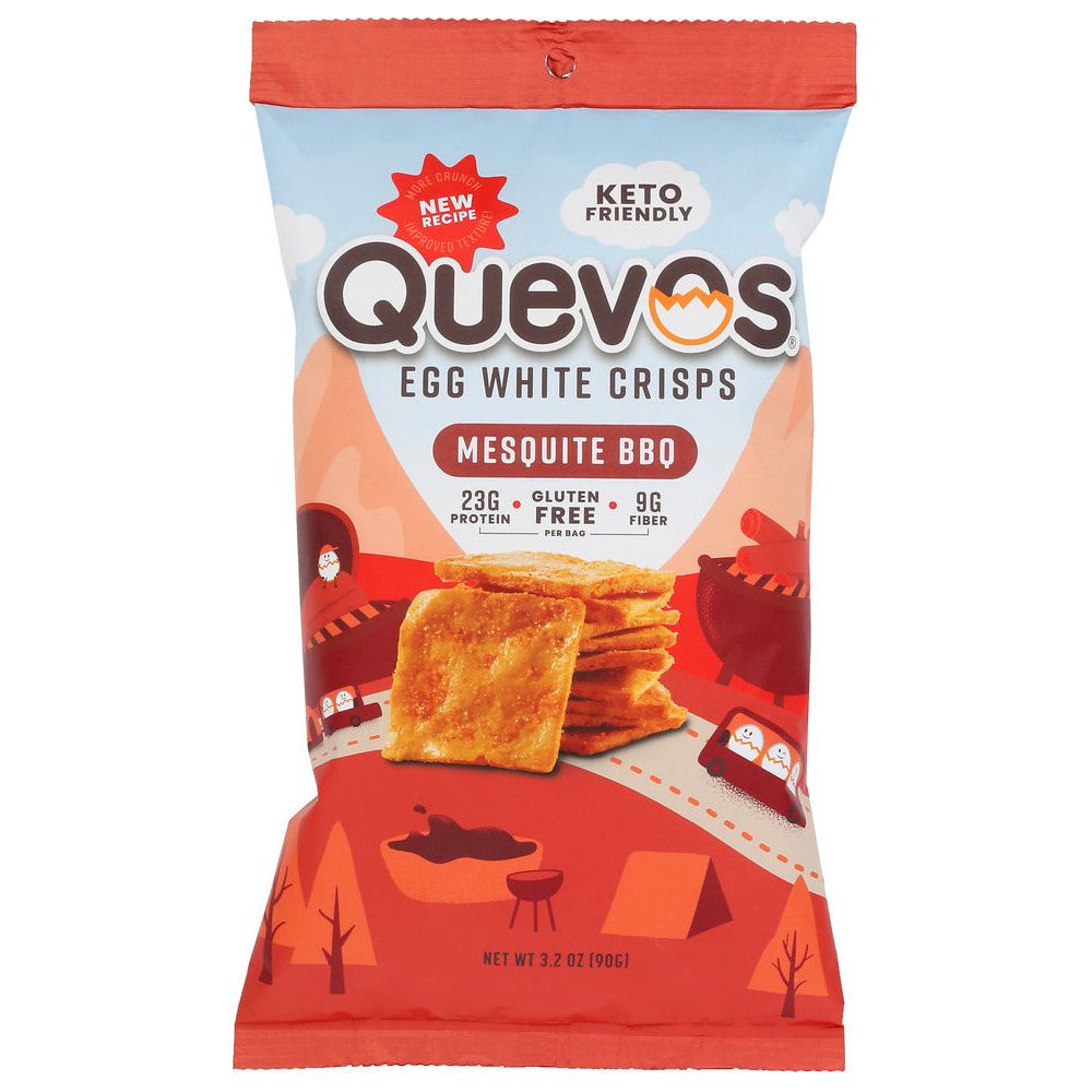 QUEVOS: Pita Protein Mesquit Bbq, 3.2 oz