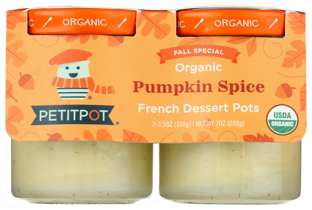 PETIT POT: Pumpkin Spice Dessert Pots, 7 oz