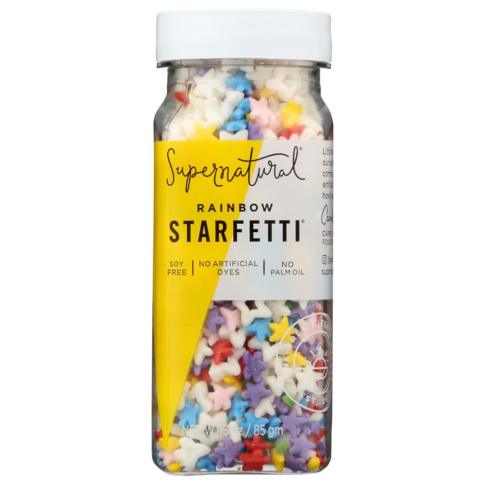 SUPERNATURAL: Rainbow Starfetti Sprinkles, 3 oz