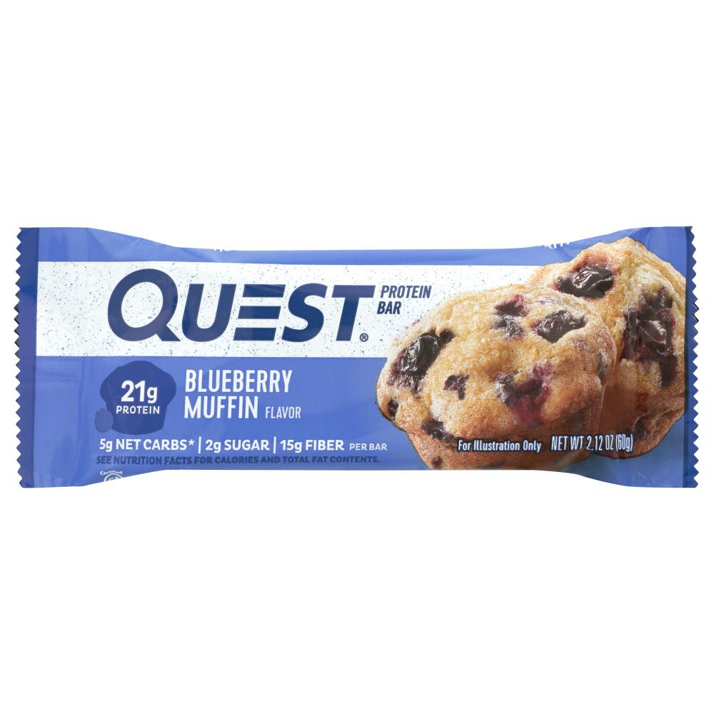 QUEST: Bar Blueberry Muffin, 2.12 oz