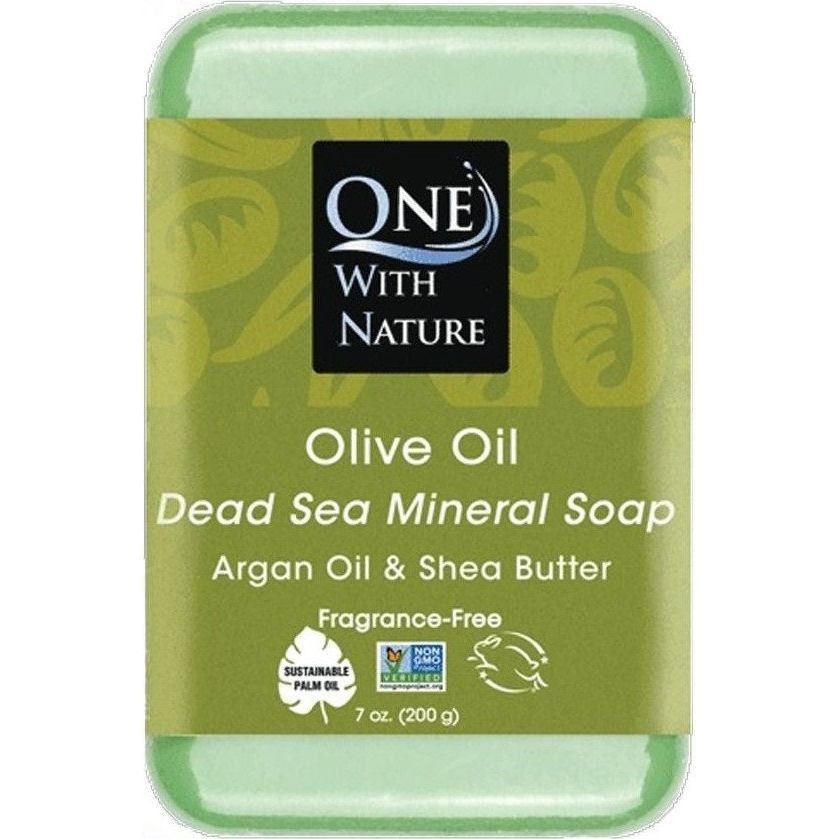 ONE WITH NATURE: Olive with Dead Sea Minerals Soap Bar, 7 oz