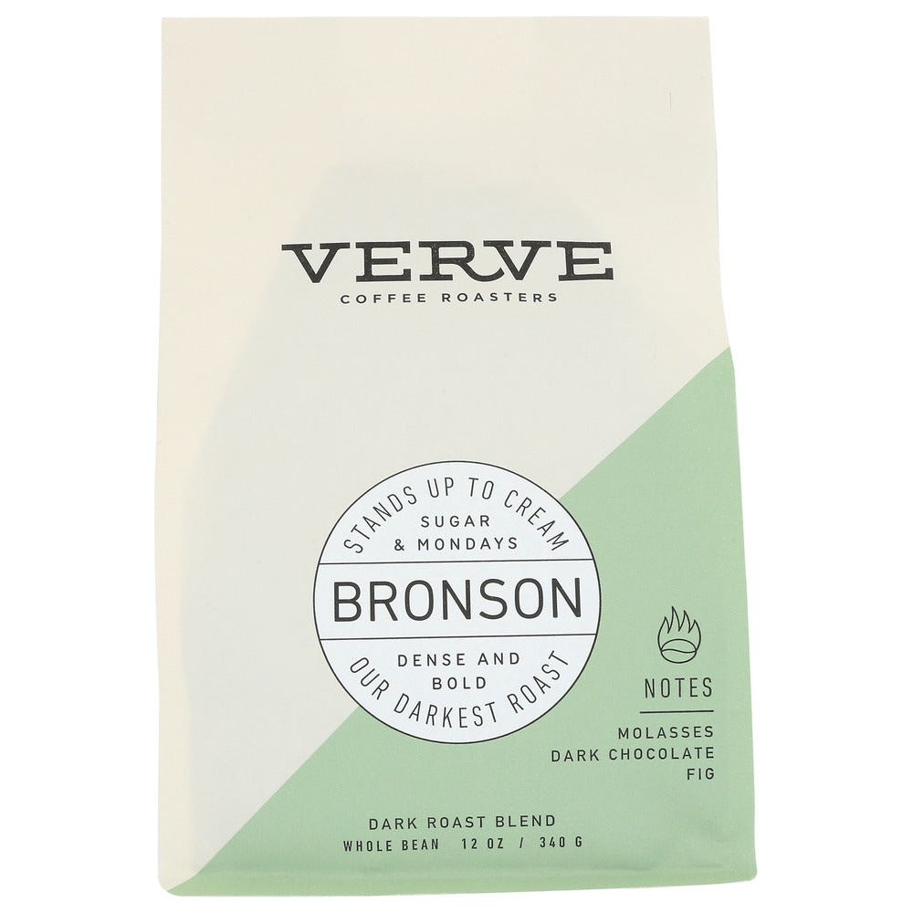 VERVE COFFEE ROASTERS: Bronson French Roast Whole Bean Coffee, 12 oz