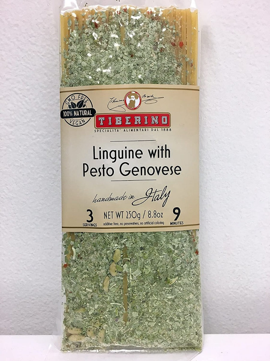 TIBERINO: Pasta Linguine Pesto Geno, 8.8 oz