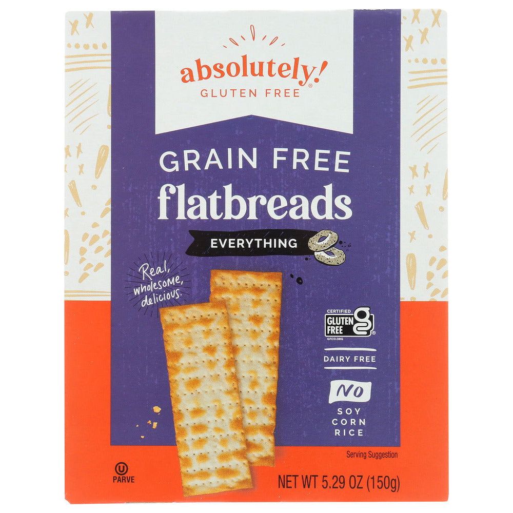 ABSOLUTELY GLUTEN FREE: Flatbread Gluten Free Everything, 5.29 oz - Sunshine Co Op. - #tag1#