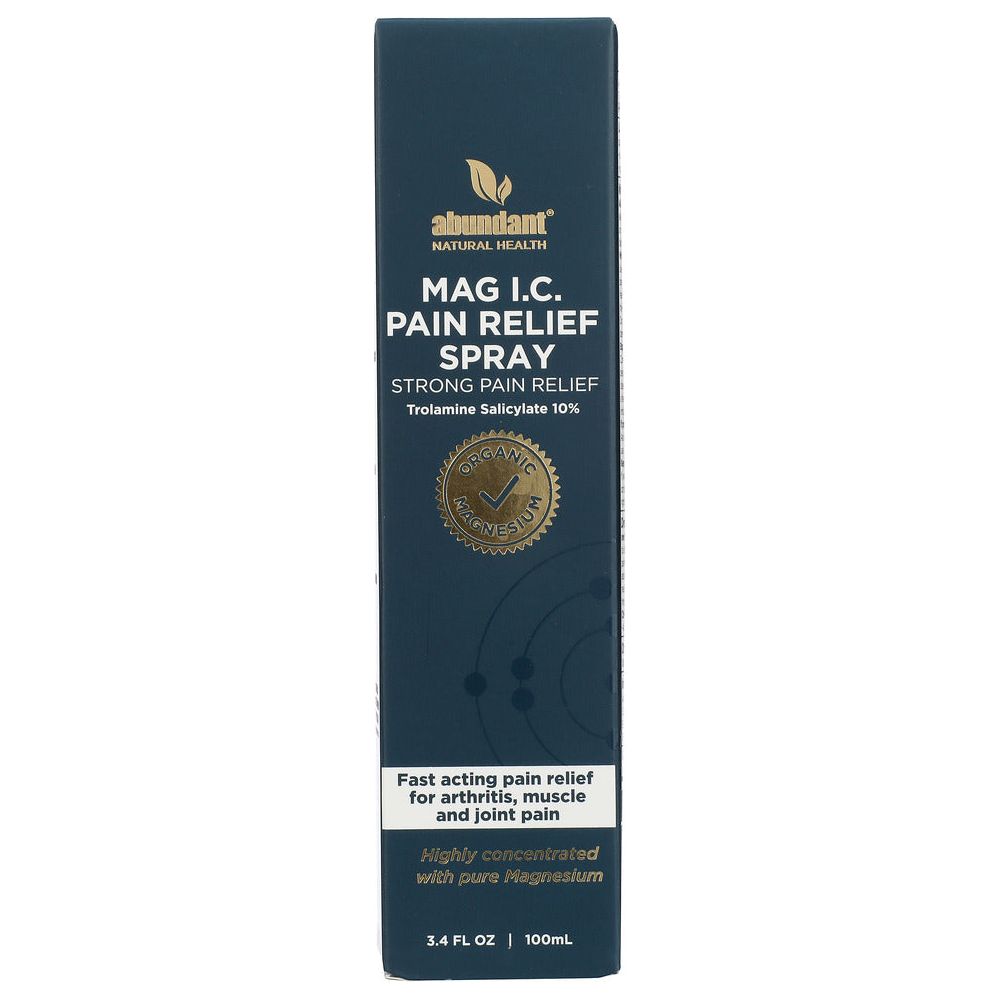 ABUNDANT NATURAL HEALTH: MAG IC Spray Strong Pain Relief, 3.4 fo - #tag1# - #tag2#