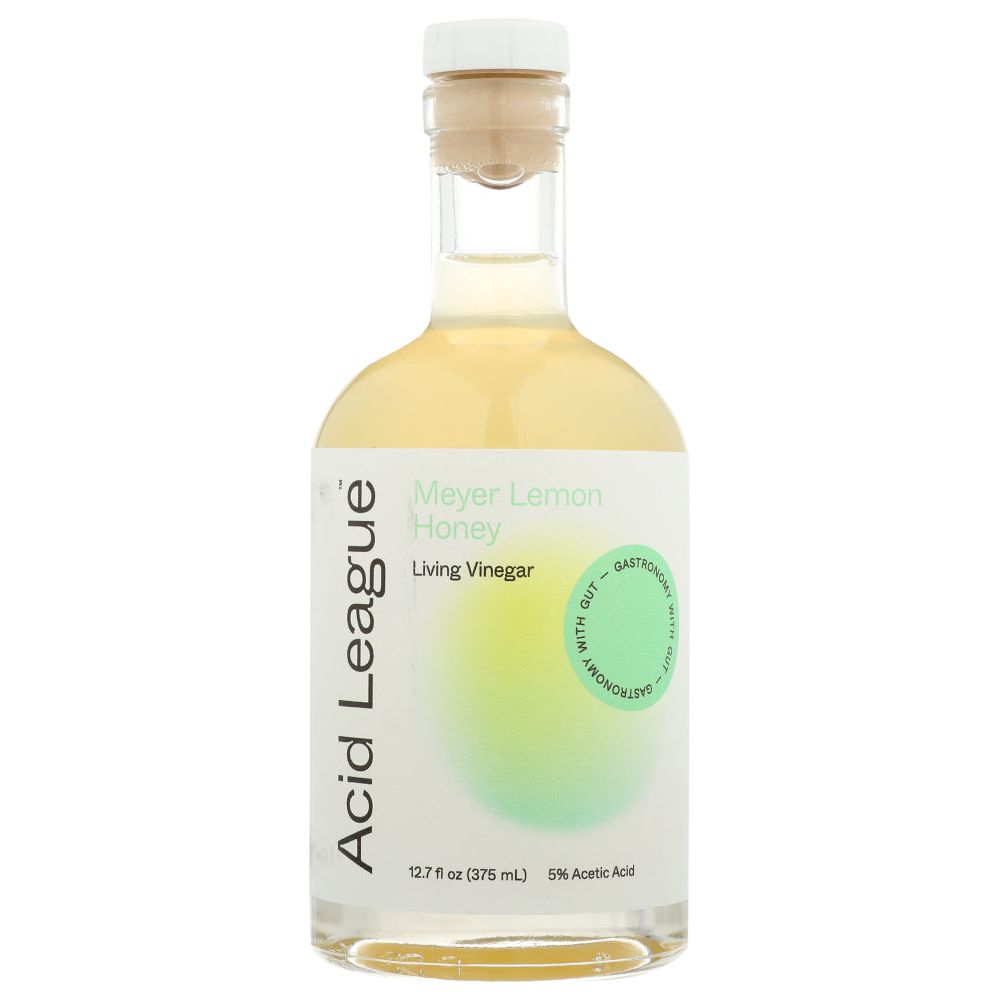 ACID LEAGUE: Vinegar Meyer Lemon Honey, 12.7 FO - #tag1# - #tag2#