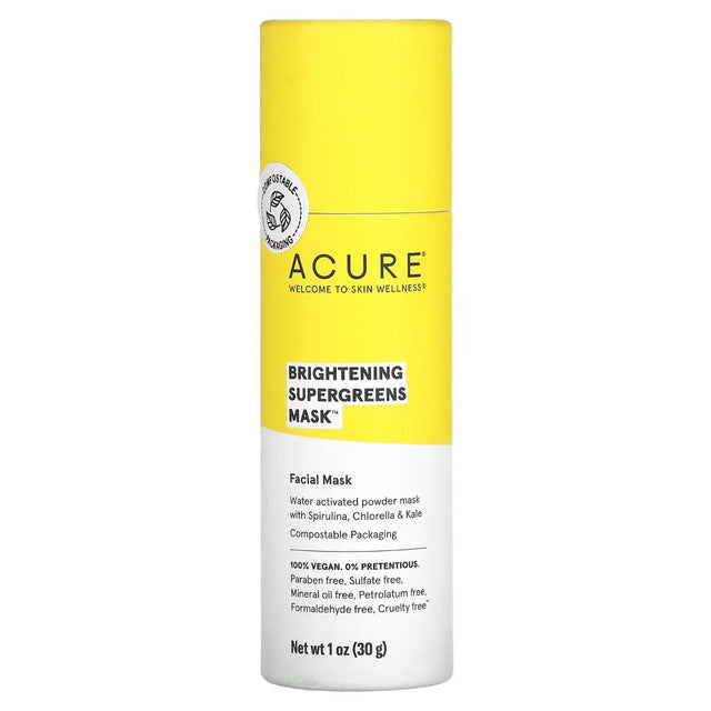 ACURE: Brightening Supergreens Beauty Mask, 1 oz - #tag1# - #tag2#