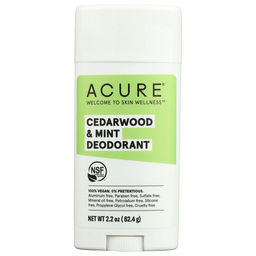 ACURE: Deodorant Cedarwood Mint, 2.25 oz - #tag1# - #tag2#
