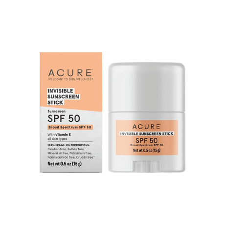 ACURE: Invisible Sunscreen Stick SPF 50, 0.5 oz - #tag1# - #tag2#