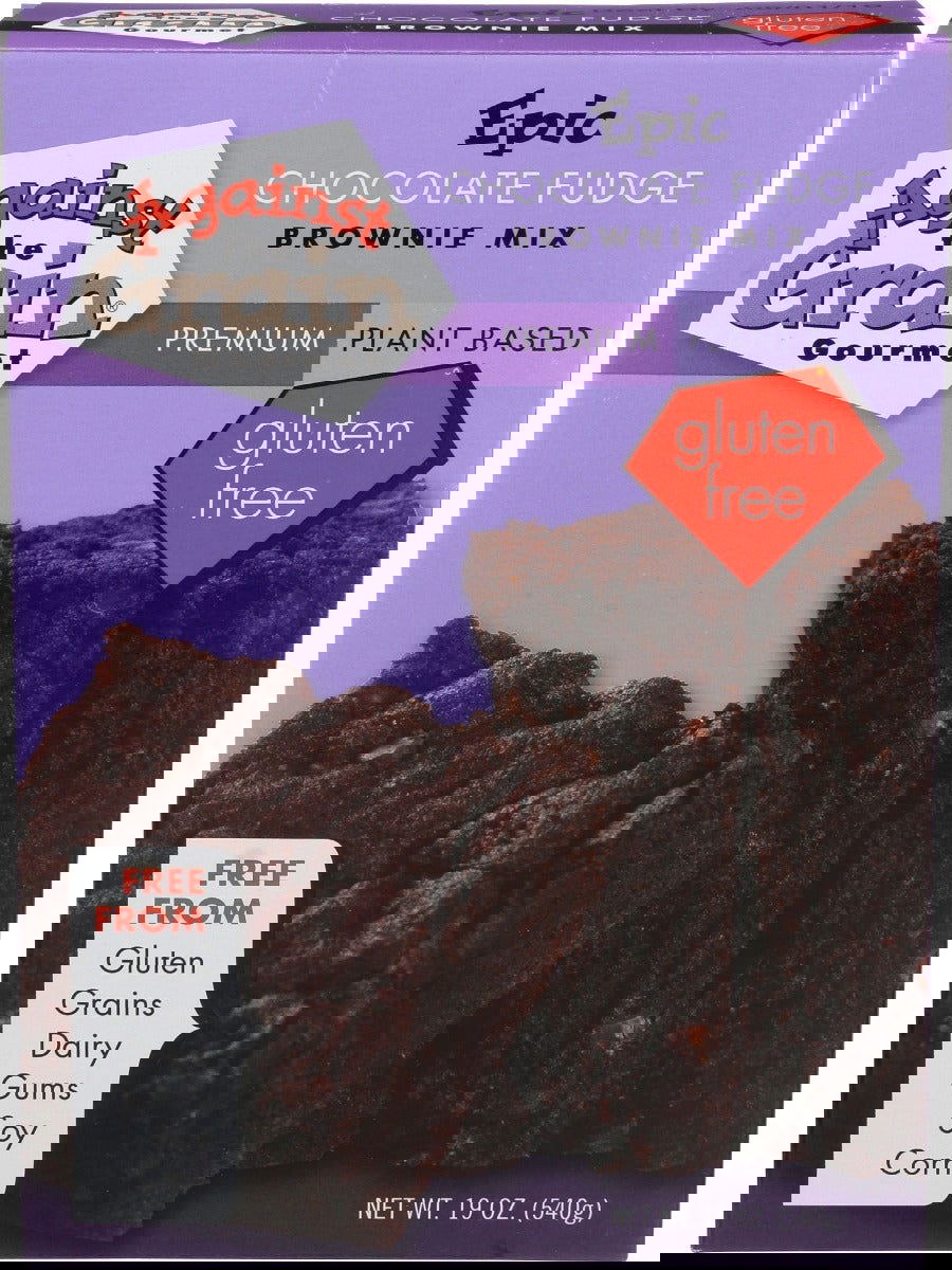 AGAINST THE GRAIN: Epic Chocolate Fudge Brownie Mix, 19 oz - #tag1# - #tag2#