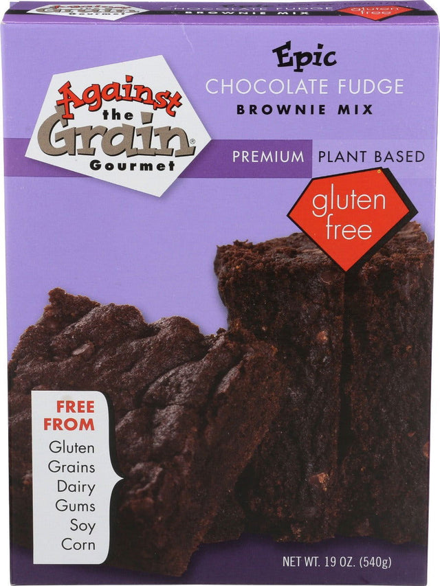 AGAINST THE GRAIN: Epic Chocolate Fudge Brownie Mix, 19 oz - #tag1# - #tag2#