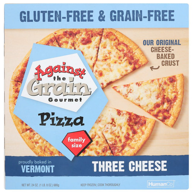 AGAINST THE GRAIN: Gluten Free Three Cheese Pizza, 24 oz - #tag1# - #tag2#