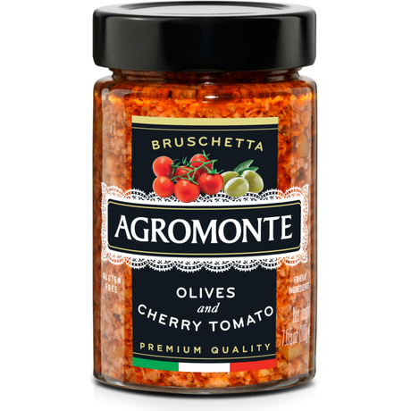 AGROMONTE: Bruschetta Olv Chry Tmato, 7.05 oz - #tag1# - #tag2#