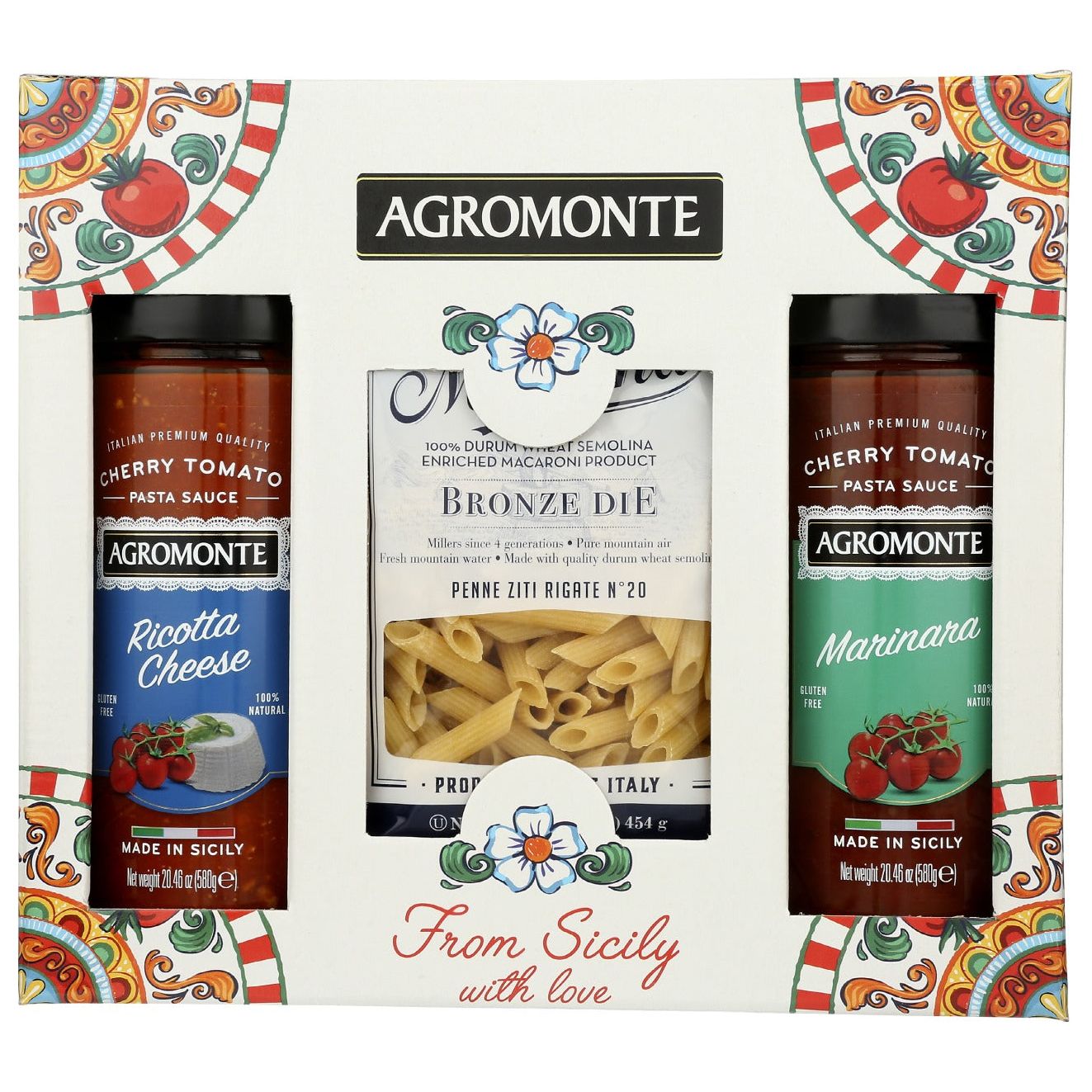 AGROMONTE: Pasta And Pasta Sauce Gift Box, 1 ct - #tag1# - #tag2#