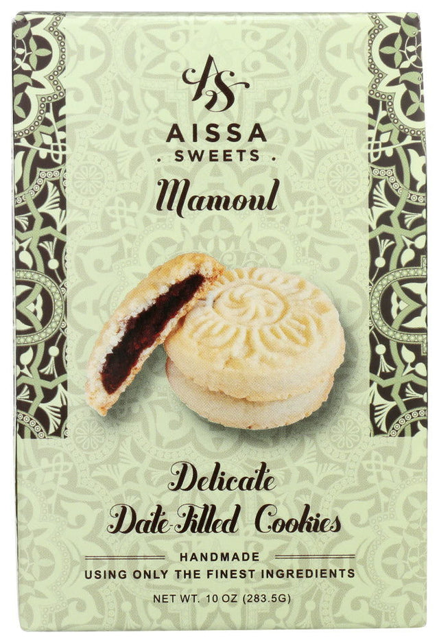 AISSA SWEETS: Date Filled Mamoul Cookies, 10 oz - #tag1# - #tag2#