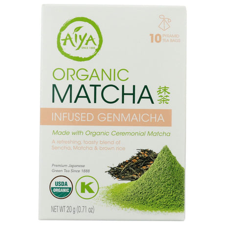 AIYA: Infused Genmaicha Organic Matcha, 1 ea - #tag1# - #tag2#