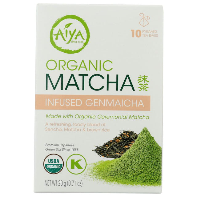 AIYA: Infused Genmaicha Organic Matcha, 1 ea - #tag1# - #tag2#