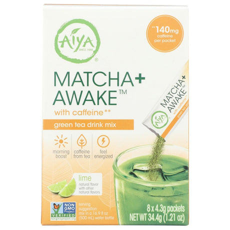 AIYA: Matcha Plus Awake Tea, 1.21 oz - #tag1# - #tag2#