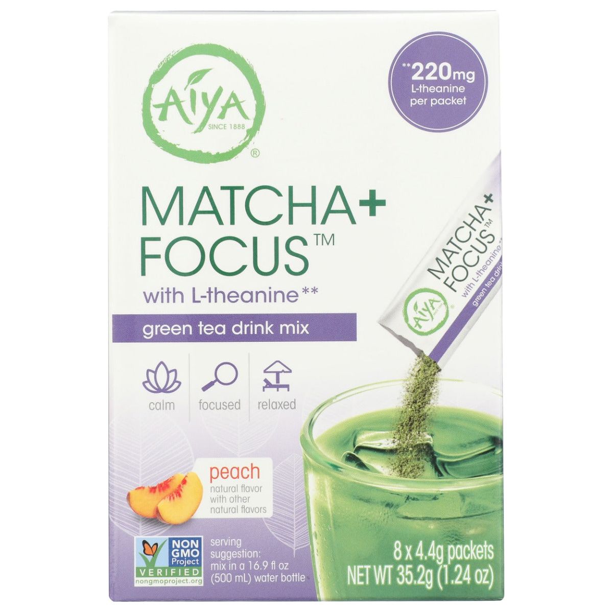 AIYA: Matcha Plus Focus Tea, 1.24 oz - #tag1# - #tag2#