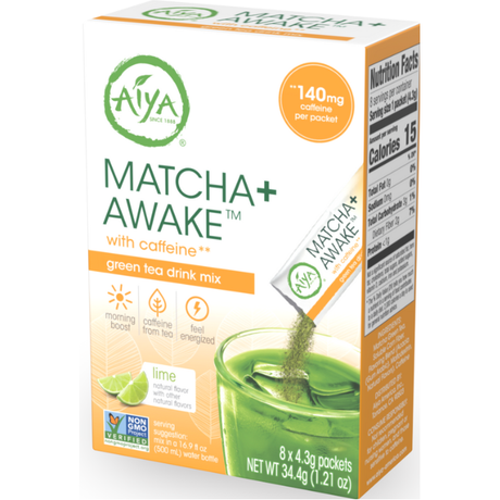 AIYA: Tea Matcha Plus Awake, 1.21 oz - #tag1# - #tag2#