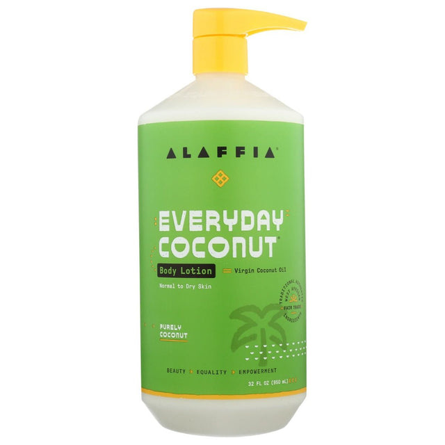 ALAFFIA: Everyday Coconut Body Lotion Purely Coconut, 32 fo - #tag1# - #tag2#