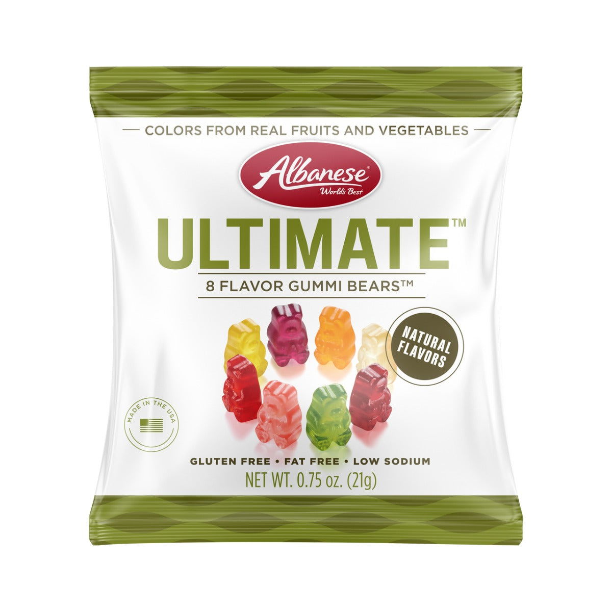 ALBANESE: Gummi Bears 8 Flavors .75Oz, 200 PC - #tag1# - #tag2#