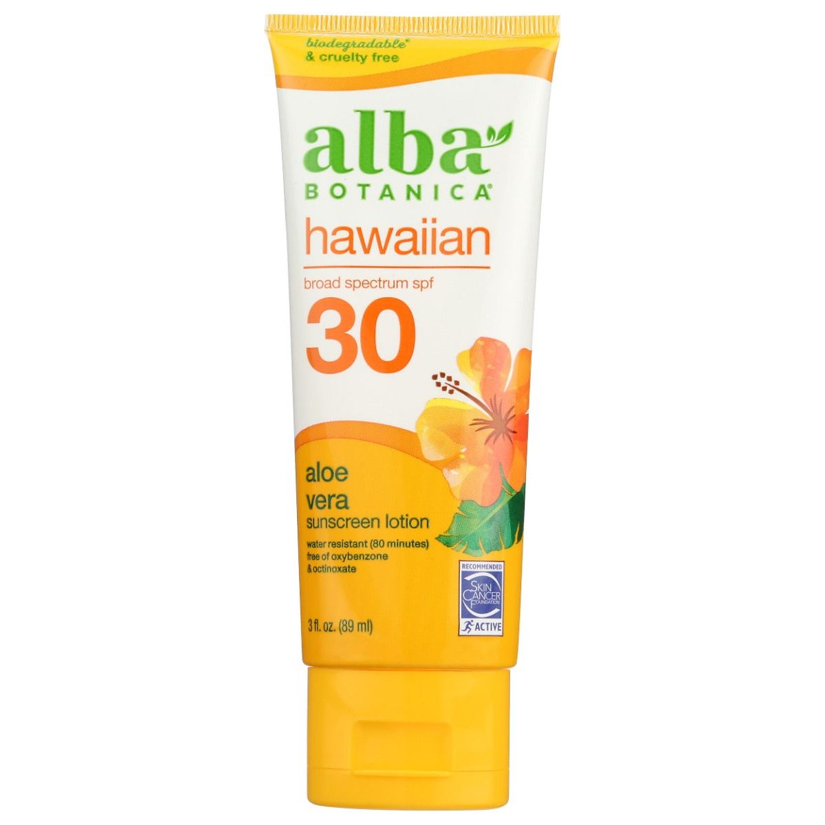 ALBA BOTANICA: Hawaiian Sunscreen Aloe Vera Sunscreen Lotion SPF 30, 3 oz - #tag1# - #tag2#