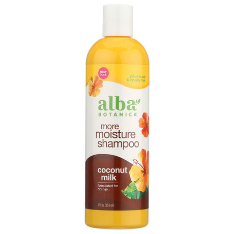 ALBA BOTANICA: More Moisture Coconut Milk Shampoo, 12 oz - #tag1# - #tag2#