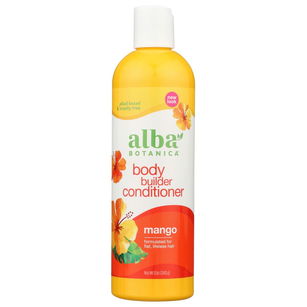 ALBA BOTANICA: Natural Hawaiian Conditioner Body Builder Mango, 12 oz - #tag1# - #tag2#