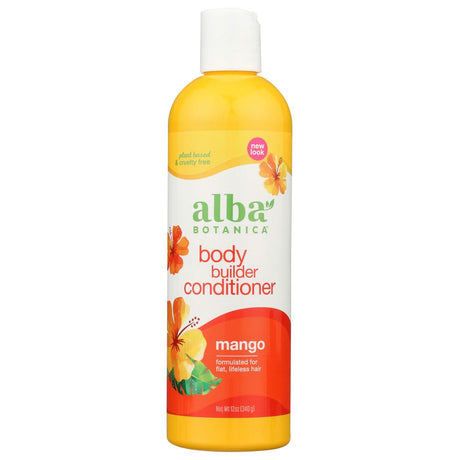 ALBA BOTANICA: Natural Hawaiian Conditioner Body Builder Mango, 12 oz - #tag1# - #tag2#