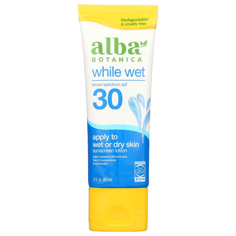 ALBA BOTANICA: While Wet Spf 40 Sunscreen Lotion, 3 fo - #tag1# - #tag2#
