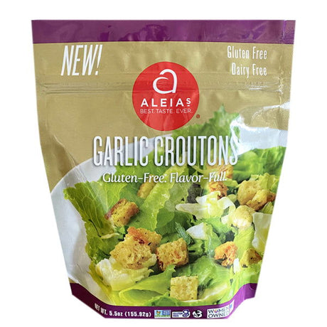 ALEIAS: Croutons Garlic, 5.5 OZ - #tag1# - #tag2#