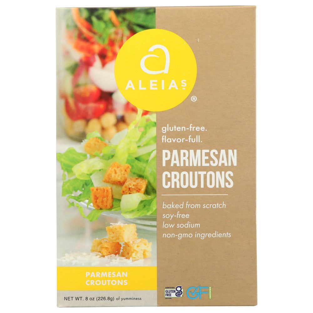 ALEIAS: Gluten Free Parmesan Croutons, 10 oz - #tag1# - #tag2#