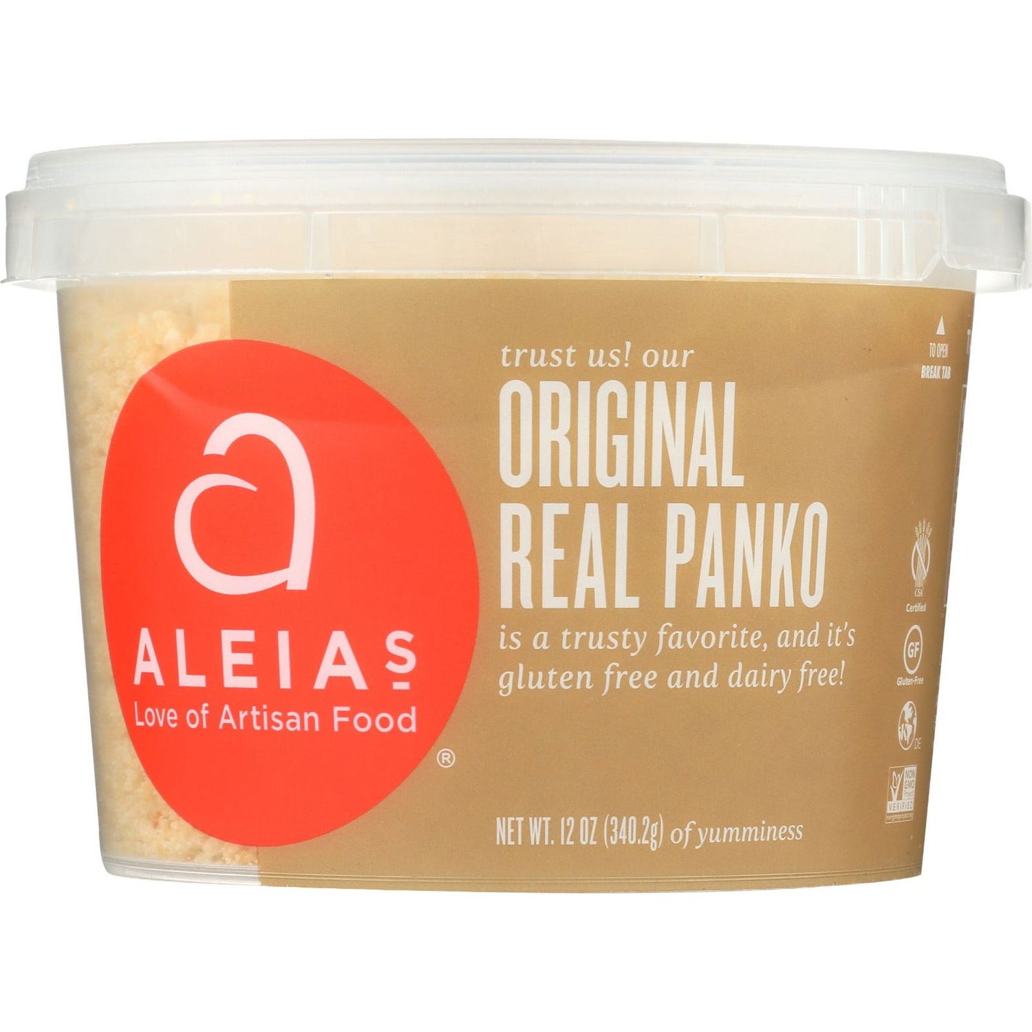 ALEIAS: Gluten Free Real Panko Original, 12 oz - Sunshine Co Op. - #tag1#