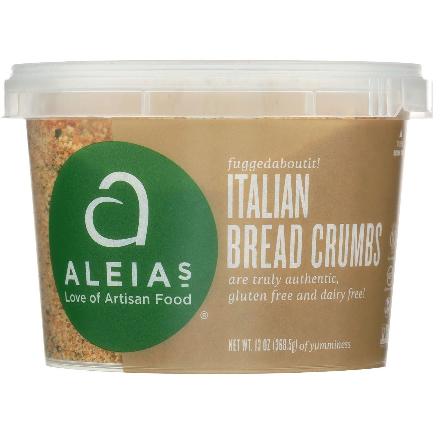 ALEIAS: Italian Bread Crumb Gluten Free, 13 oz - Sunshine Co Op. - #tag1#