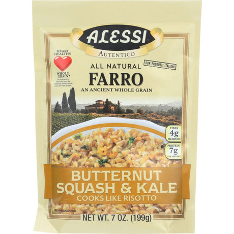ALESSI: Butternut Squash and Kale Farro, 7 oz - Sunshine Co Op. - #tag1#