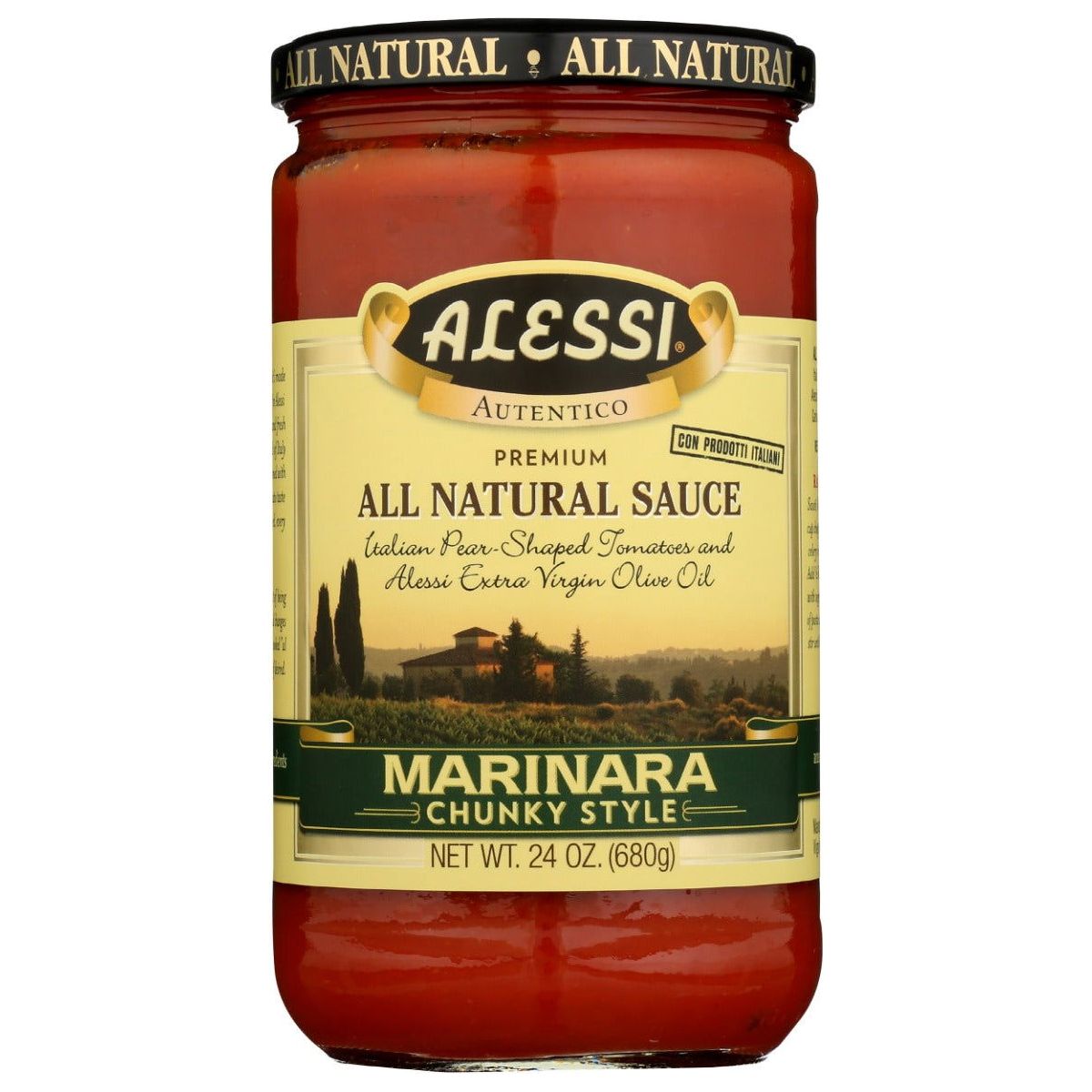 ALESSI: Chunky Marinara Sauce, 24 oz - Sunshine Co Op. - #tag1#